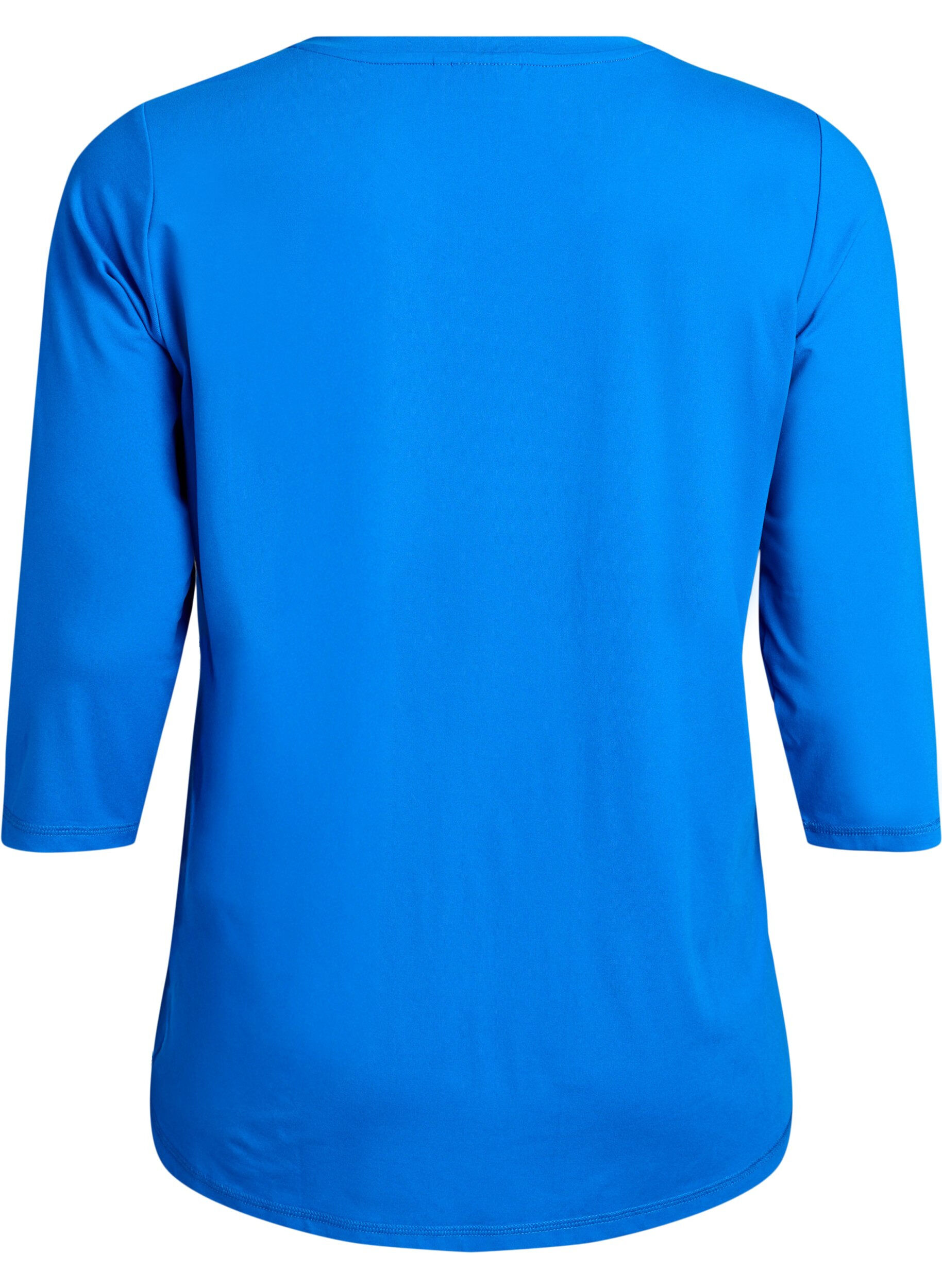 Zizzifashion Workout top with 3/4 sleeves, Blue, Packshot image number 1