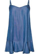 Knee-length strap dress in TENCEL&trade; Lyocell with a denim look, Blue, Packshot image number 0