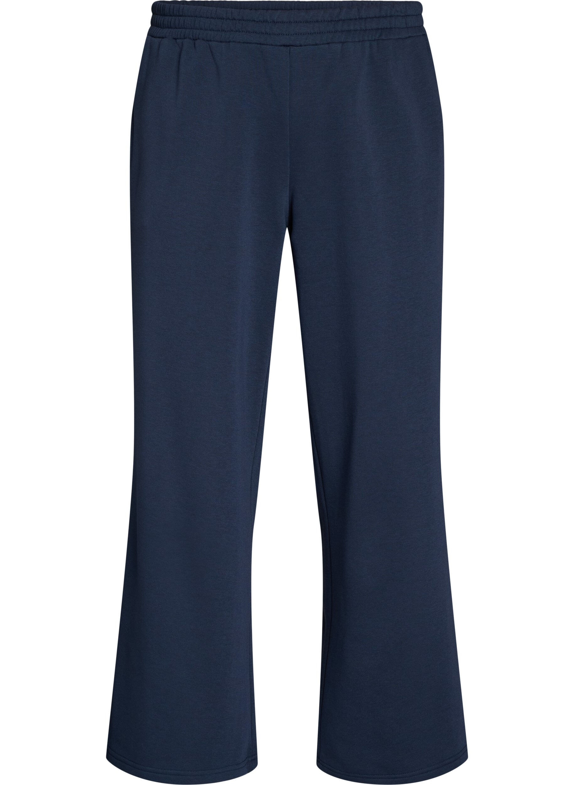 ZizzifashionHigh-waisted sweatpants with wide legs, Blue, Packshot image number 0