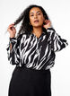Zebra print shirt, Black, Model image number 0
