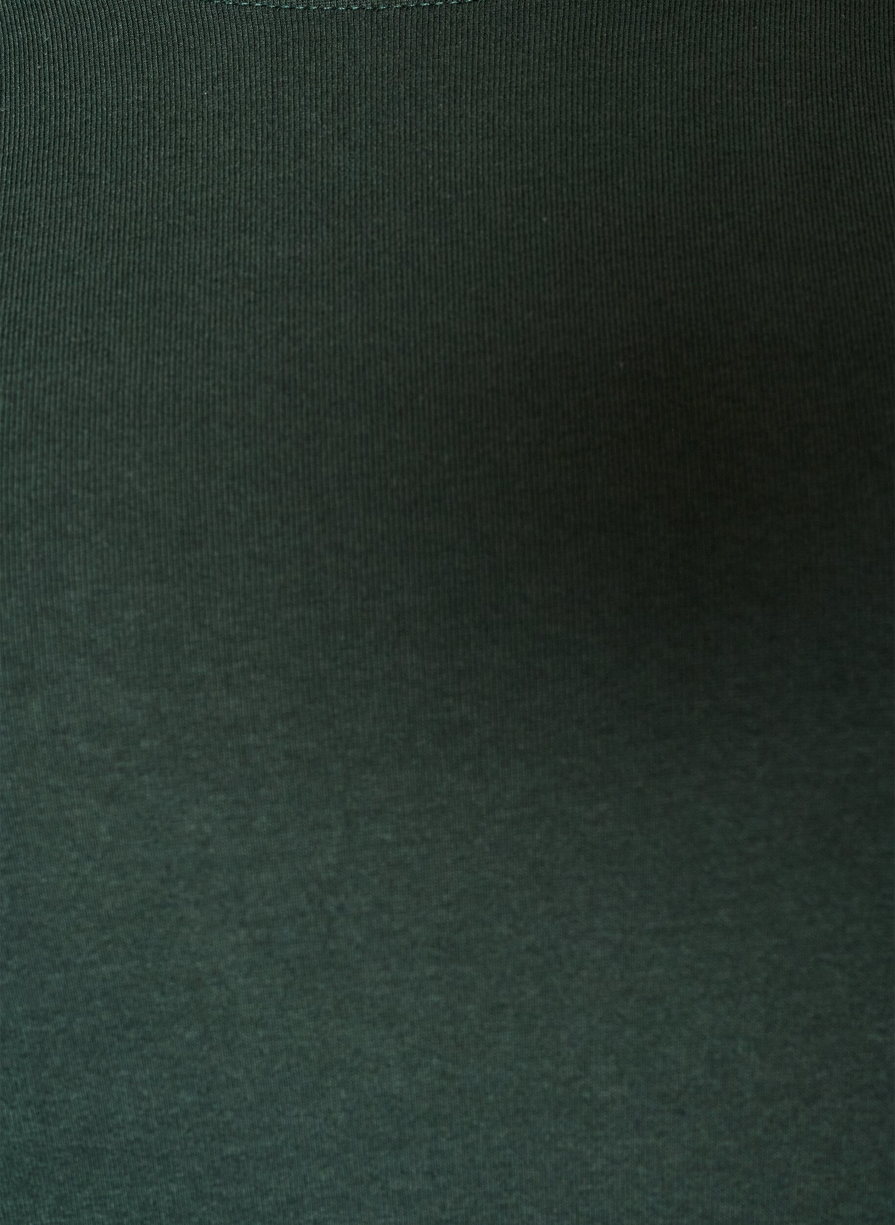 ZizzifashionLong-sleeved basic T-shirt with round neck, Green, Packshot image number 2