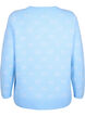 Patterned pullover, Blue Bell/Birch, Packshot image number 1
