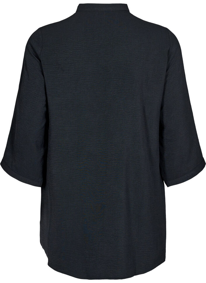 FLASH - Tunic with 3/4 sleeves, Black, Packshot image number 1