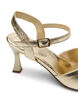 Pumps with an open toe and square toe, Gold, Packshot image number 4