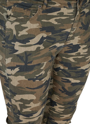 Printed Amy jeans, Camouflage, Packshot image number 2