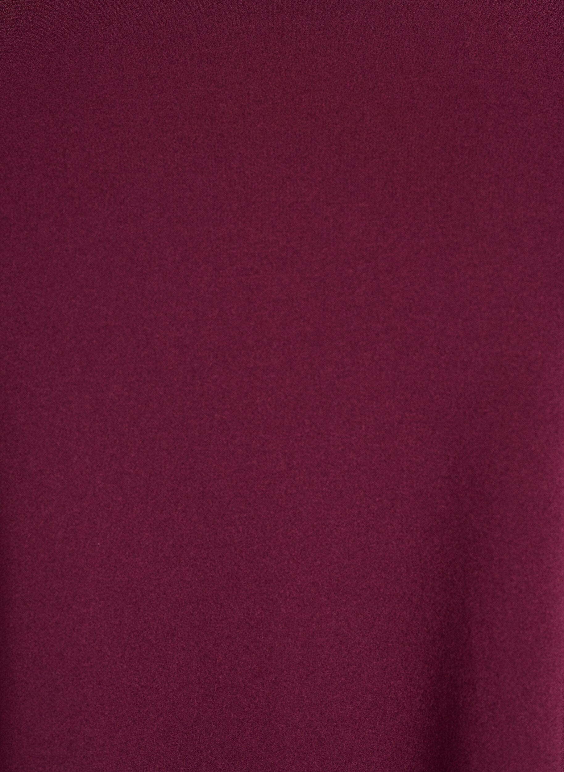 Zizzifashion FLASH - Short A-line dress with 3/4 sleeves, Red, Packshot image number 2