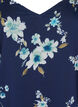 Chiffon party dress with long sleeves, Blue, Packshot image number 2