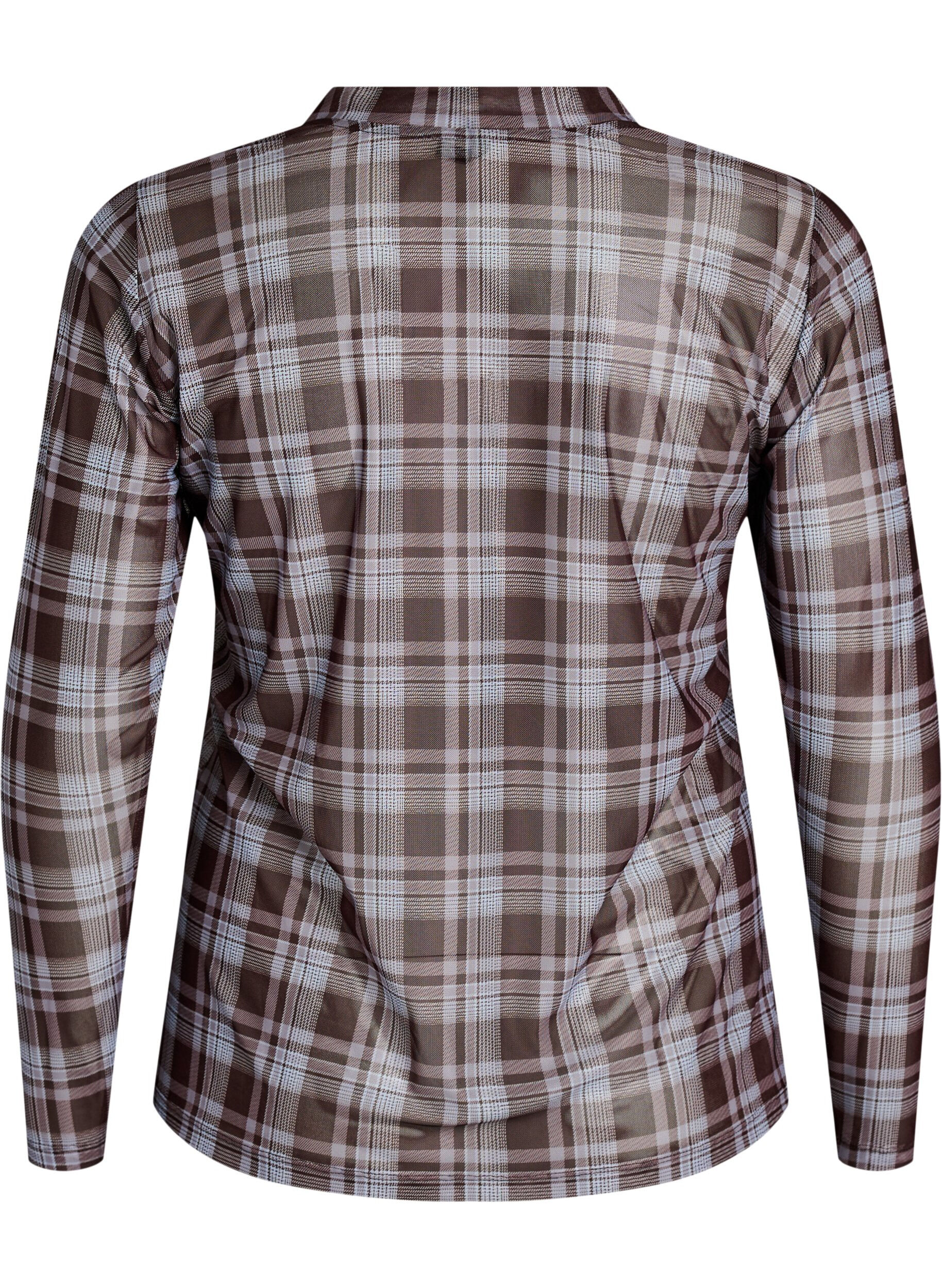 ZizzifashionMesh blouse with dots, 9995, Packshot image number 1
