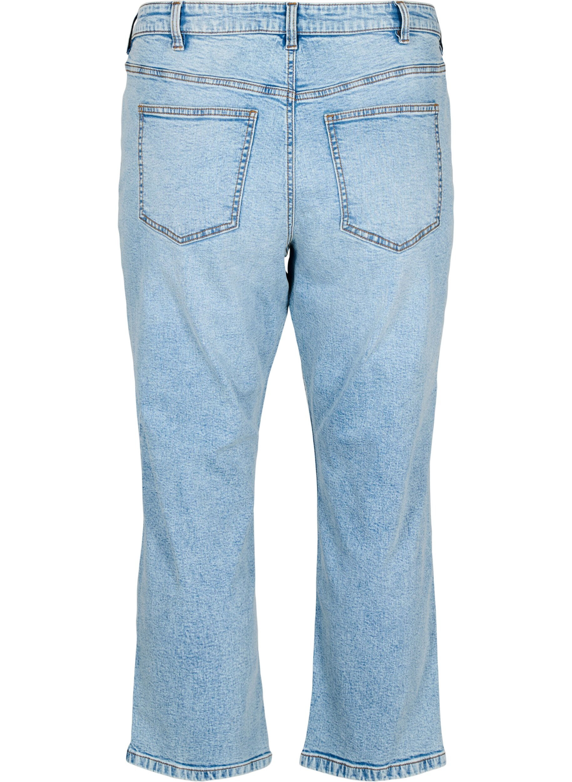 ZizzifashionCropped Vera jeans with distress detail, Light Blue, Packshot image number 1