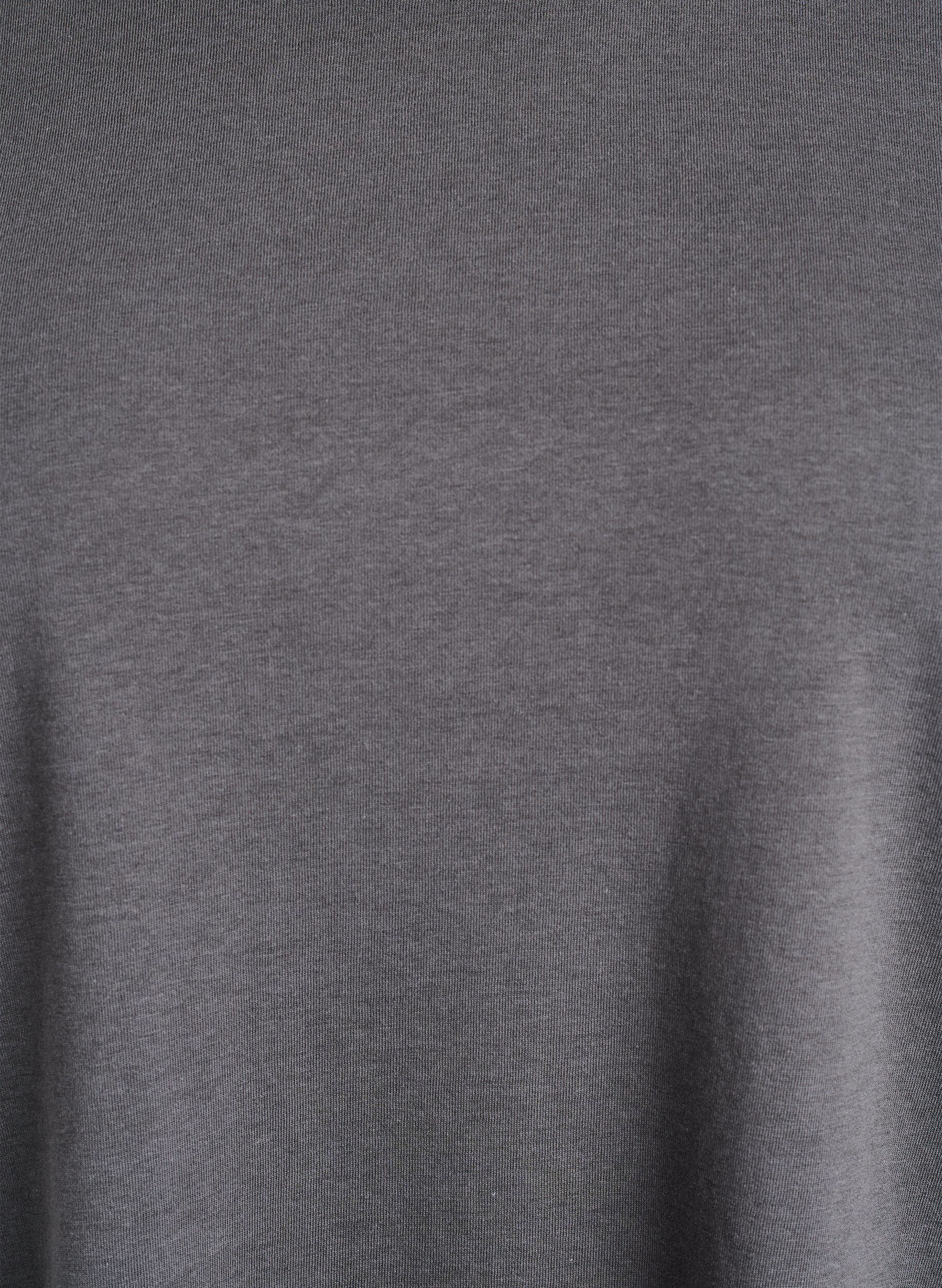 Zizzifashion Short-sleeved cotton blend t-shirt, Dark Grey, Packshot image number 2