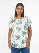 T-shirt with floral print, White, Model image number 0