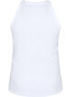Ribbed cotton tank top, Bright White, Packshot image number 1