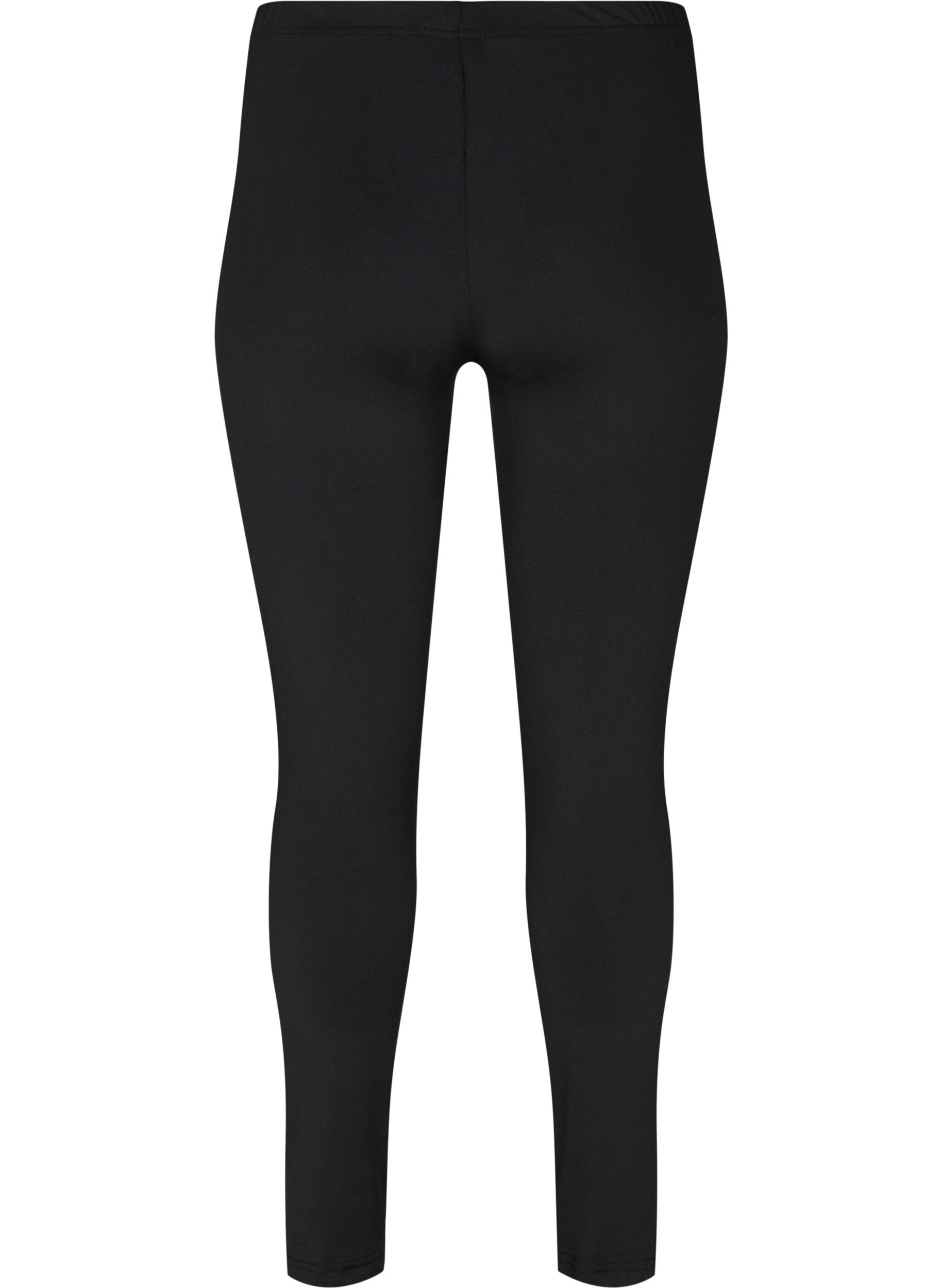 Zizzifashion 2-pack basic leggings, Black, Packshot image number 1