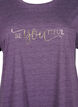 Short sleeve nightgown with text print, , Packshot image number 2