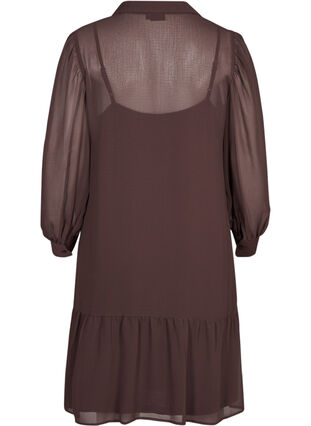 Long-sleeved dress with button fastening, Fudge, Packshot image number 1