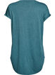 Short sleeve nightgown with text print, Green, Packshot image number 1