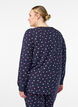 Printed night top, Blue, Model image number 2
