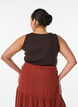 Fitted top with motif, Brown, Model image number 2