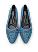Wide fit - Ballerina with lace detail, Blue, Packshot image number 2