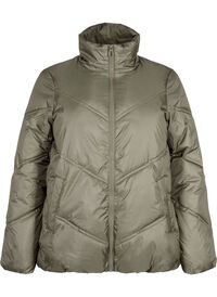 Short puffer Winter jacket with pockets