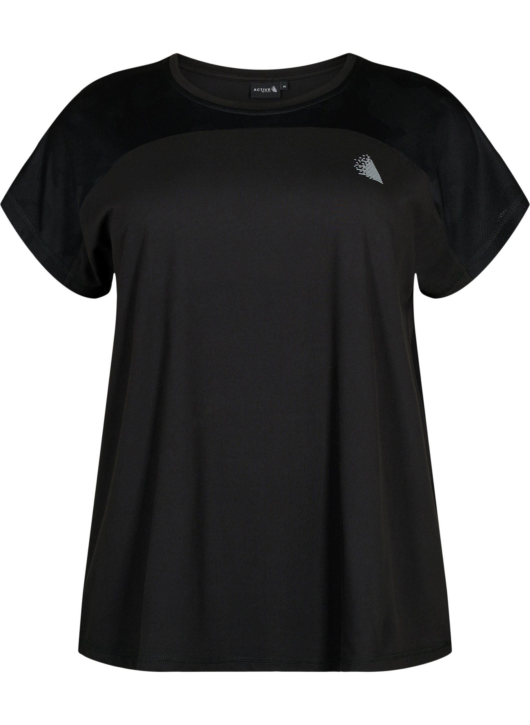 Zizzifashion Training t-shirt with round neck, Black, Packshot image number 0