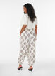 Patterned balloon trousers with a high waist, Vanilla, Model image number 1