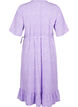 Printed wrap dress with short sleeves , Purple, Packshot image number 1