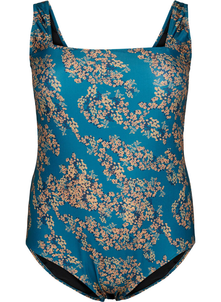 Swimsuit with floral print, Zebra Flower, Packshot image number 0