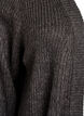 FLASH - Long rib knit cardigan with pockets, Dark Grey, Packshot image number 2