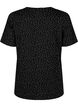 Organic cotton T-shirt with dots	, Black, Packshot image number 1