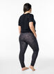 Viscose leggings with print, Black, Model image number 2