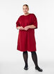 T-shirt dress in jersey with side slits, Red, Model image number 1