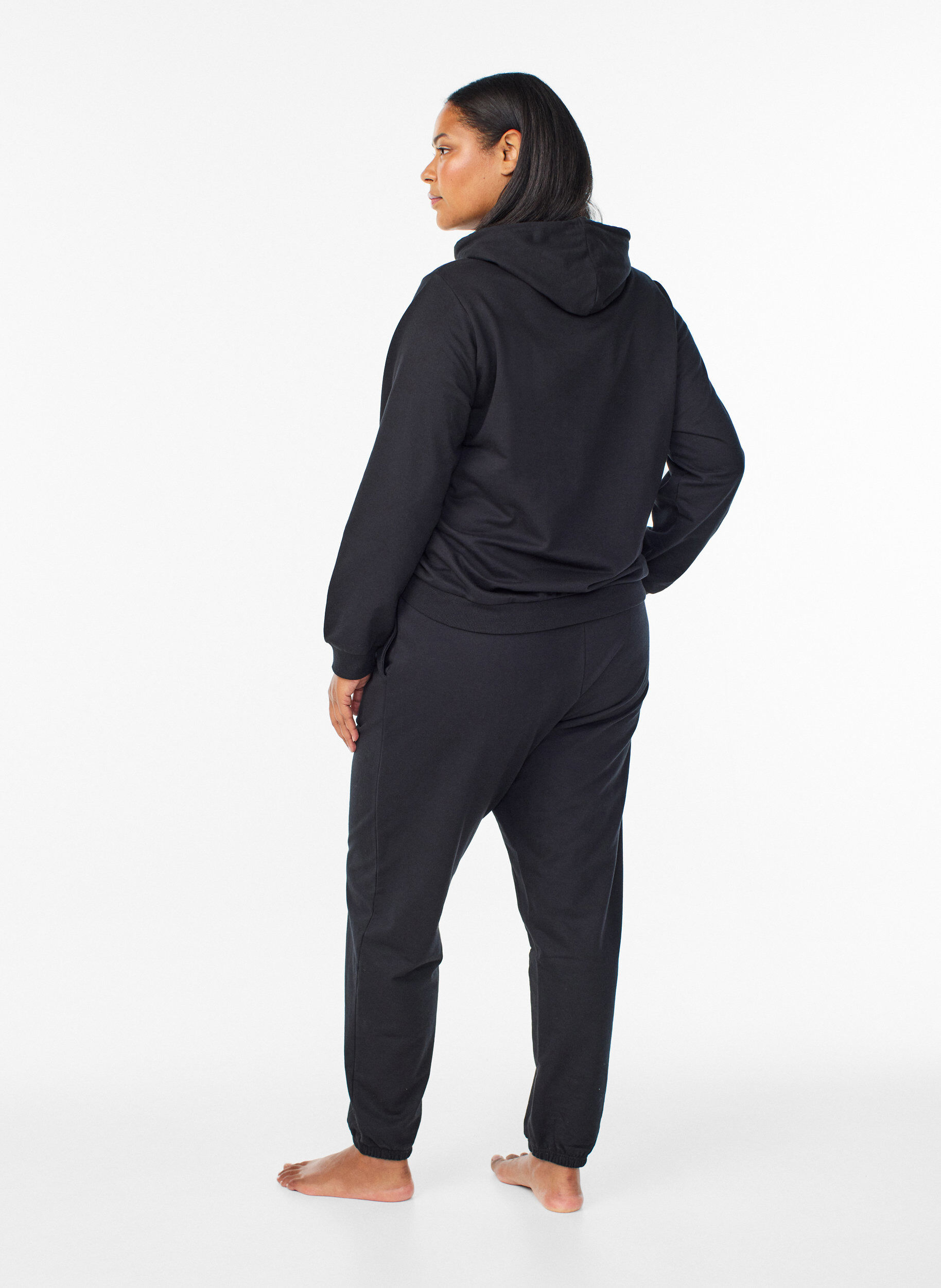 Zizzifashion Sweatpants with pockets, Black, Model image number 1