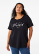 FLASH - T-shirt with motif, Black, Model image number 0