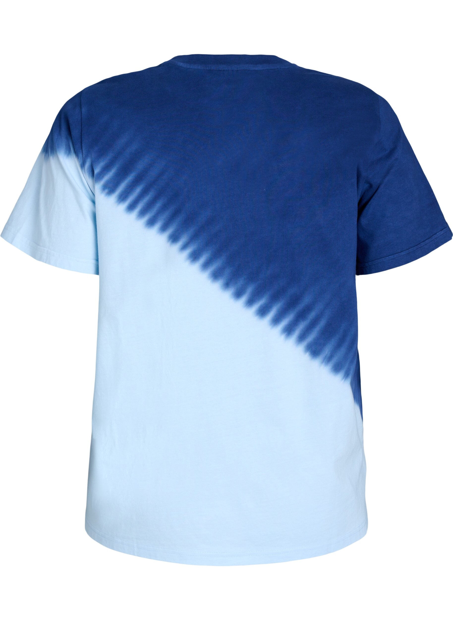 Zizzifashion Dip-dye T-shirt in organic cotton, Blue, Packshot image number 1