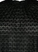 Long-sleeved blouse with patterned texture, Black, Packshot image number 2
