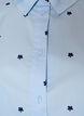 Shirt with embroidered flowers, Light Blue, Packshot image number 2