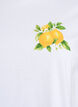 Organic cotton T-shirt with citrus print, White, Packshot image number 2