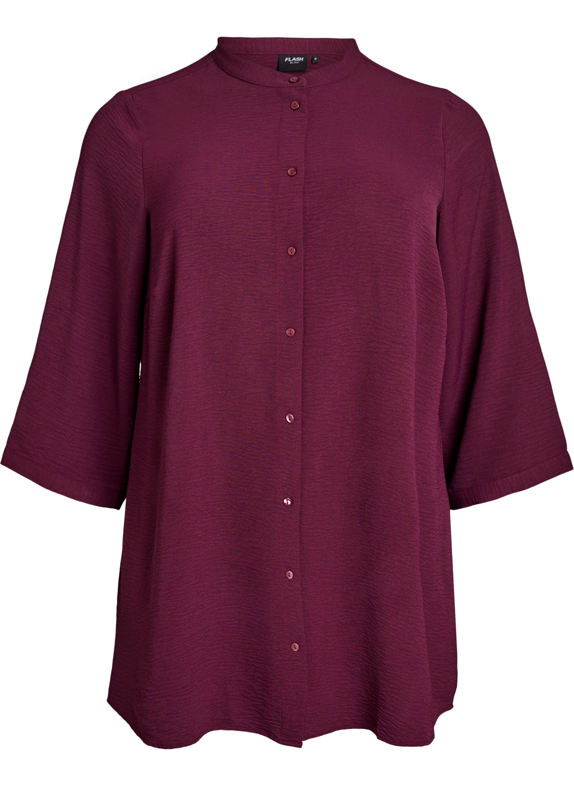 ZizzifashionTunic with 3/4 sleeves, Red, Packshot image number 0
