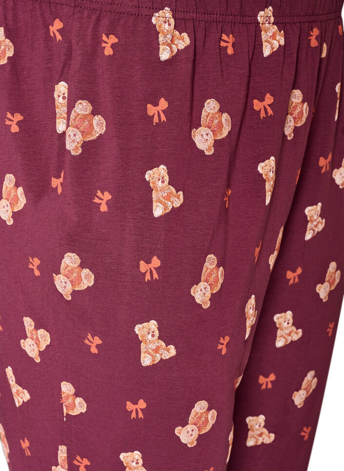Printed pyjama bottoms, Red, Packshot image number 2