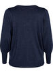 Knitted blouse with shimmer and V-neck, Naval A.w.Blue Lurex, Packshot image number 1