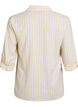 Shirt in linen and viscose with 3/4 sleeves, Beige, Packshot image number 1