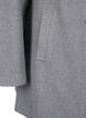 Short A-line coat, Light Grey Melange, Packshot image number 3