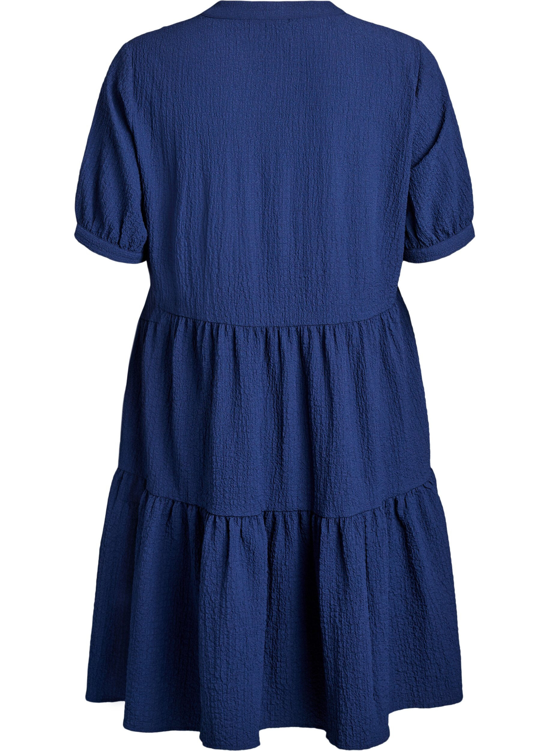 Zizzifashion Short A-line dress, Blue, Packshot image number 1