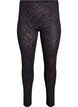 Viscose leggings with print, Black, Packshot image number 0