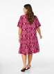 Short dress in cotton muslin with a pattern, 9992, Model image number 2