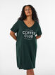 Organic cotton nightdress with V-neck, Green, Model image number 0