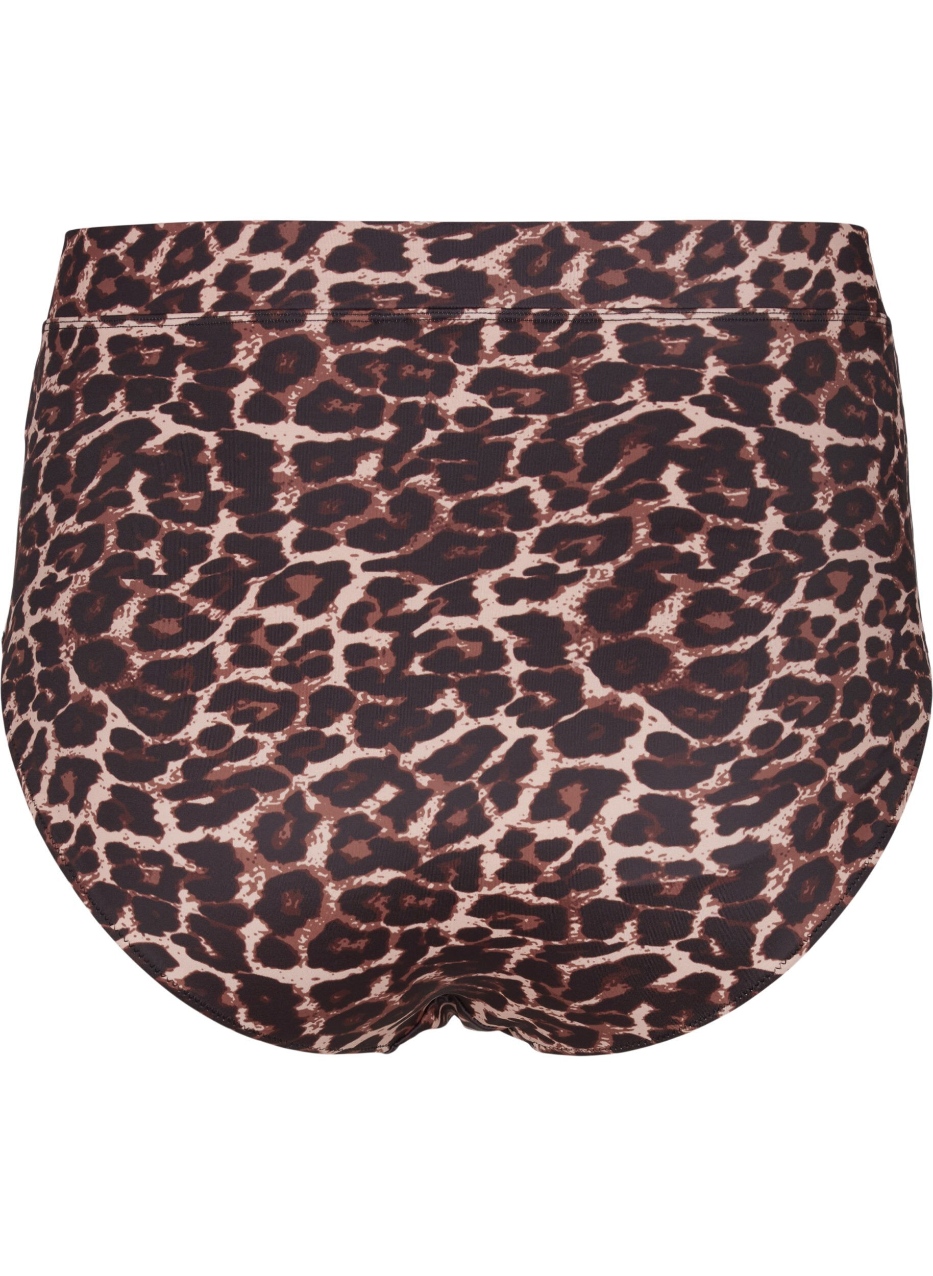 Zizzifashion Bikini briefs with print and high waist, Autentic Leopard, Packshot image number 1