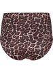 Bikini briefs with print and high waist, Autentic Leopard, Packshot image number 1