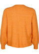 Rib knit cardigan with buttons, Orange, Packshot image number 1